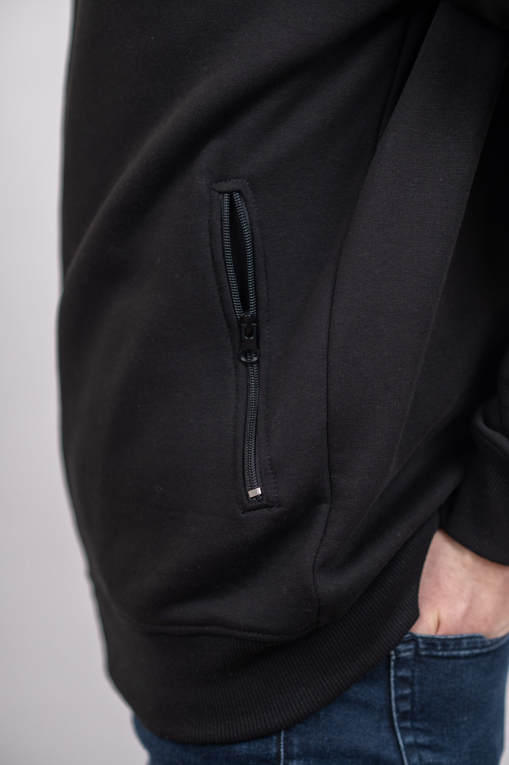 Muška dukserica sa rajfešlusom - visoka kragna - Image 4